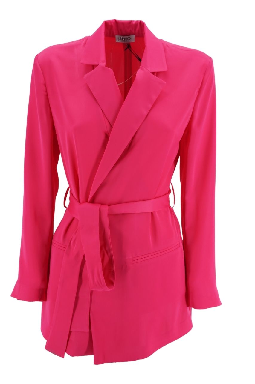 Giacca in Raso Liu Jo / Fucsia - Ideal Moda