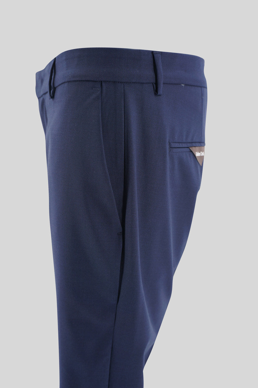 Pantalone taglio classico / Blu - Ideal Moda