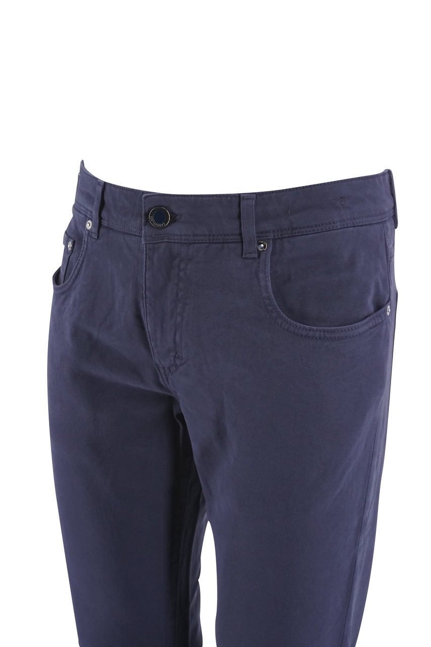 Jeans Camouflage Slim Fit / Blu - Ideal Moda