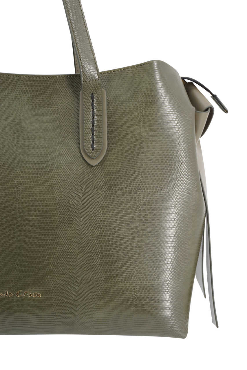 Borsa Manila Grace Tote Holly / Verde - Ideal Moda