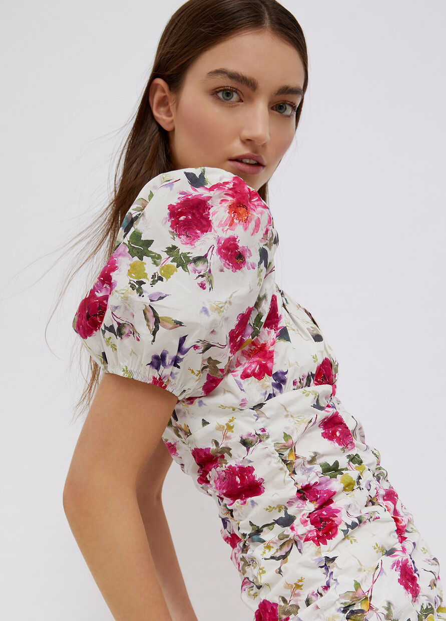Vestito Liu Jo a fiori / Bianco - Ideal Moda