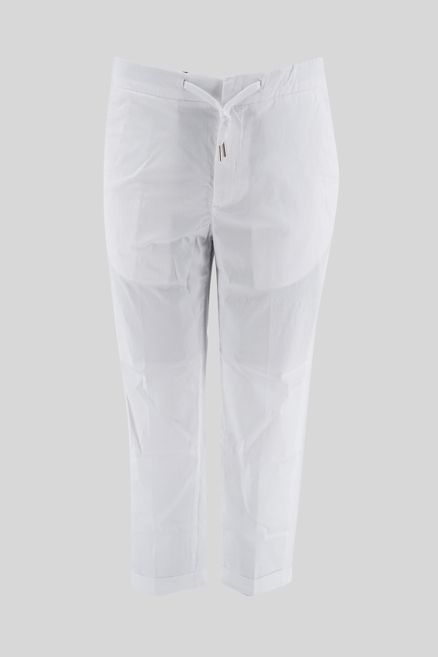 Pantalaccio in misto lino / Bianco - Ideal Moda