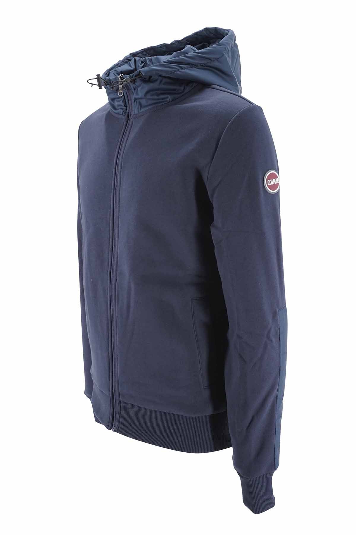 Felpa Colmar con Cappuccio / Blu - Ideal Moda