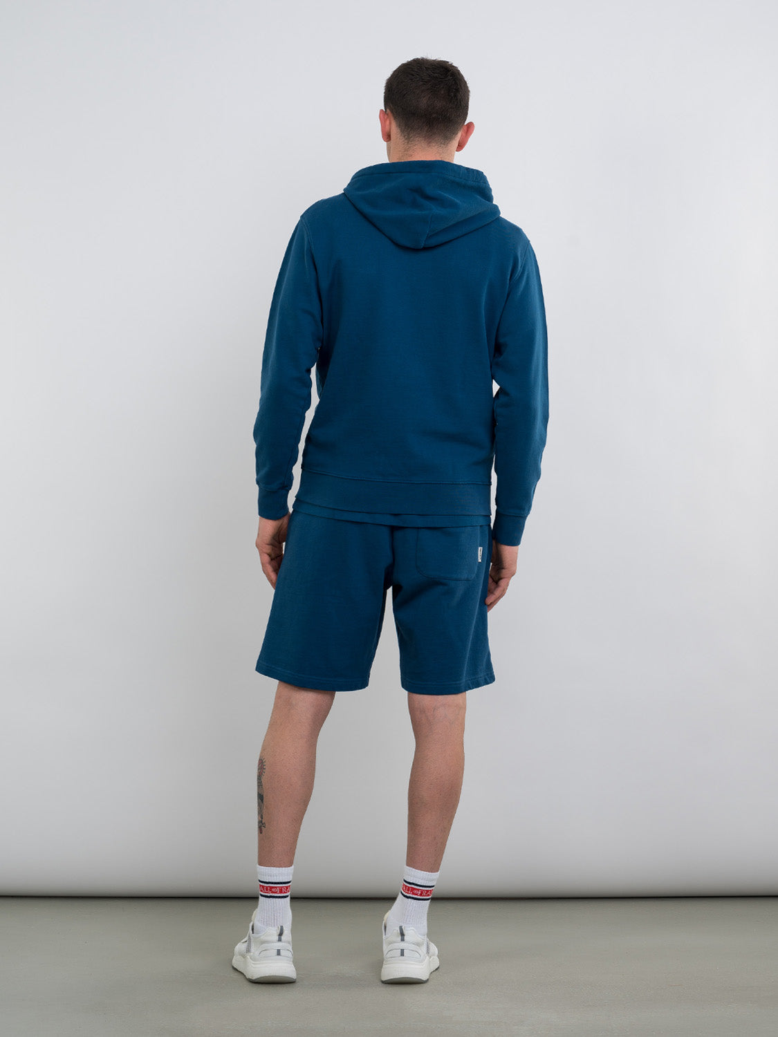 Felpa Franklin & Marshall con Cappuccio / Blu - Ideal Moda