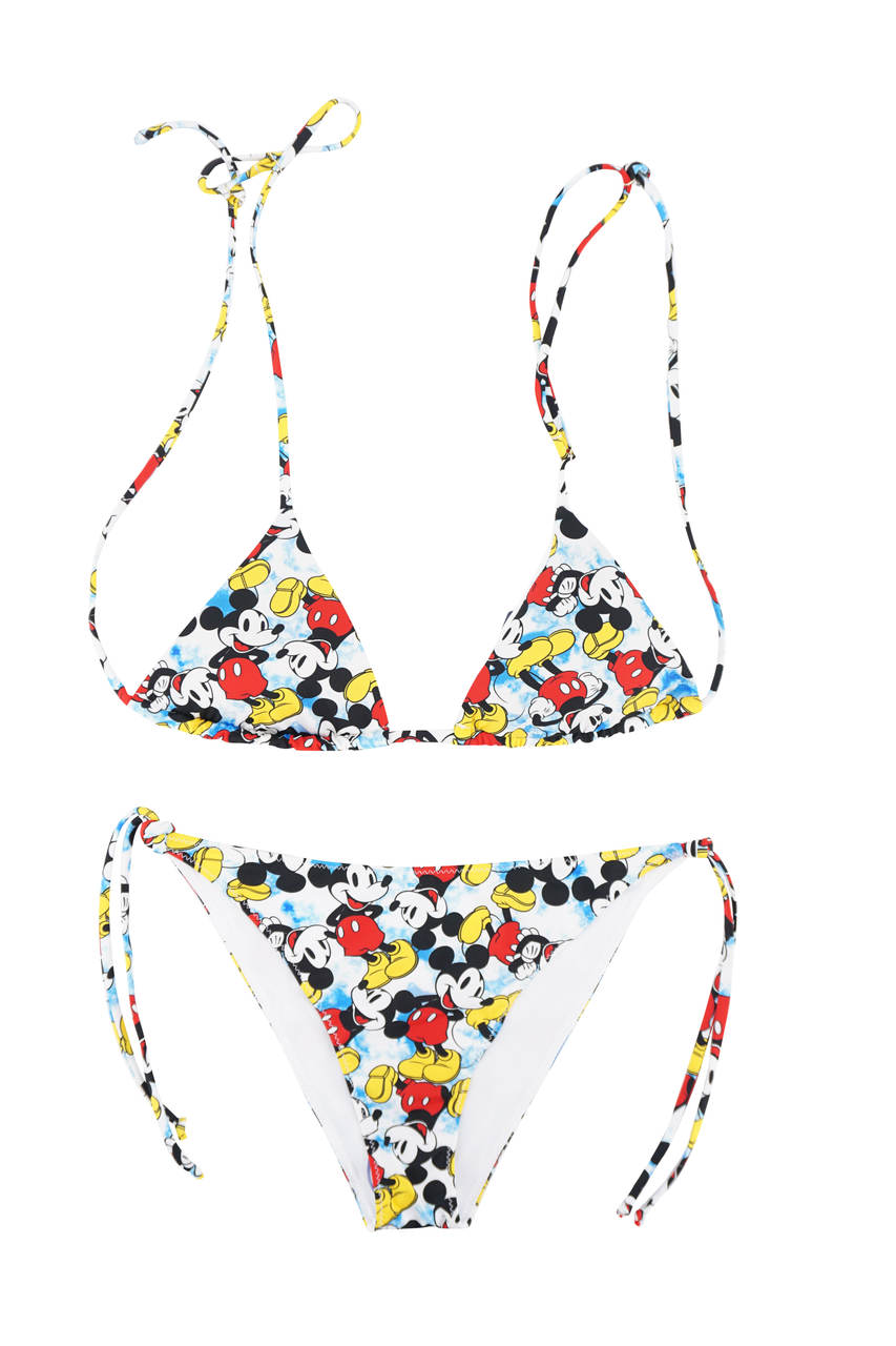 Bikini Triangolo e slip Regular / Azzurro - Ideal Moda