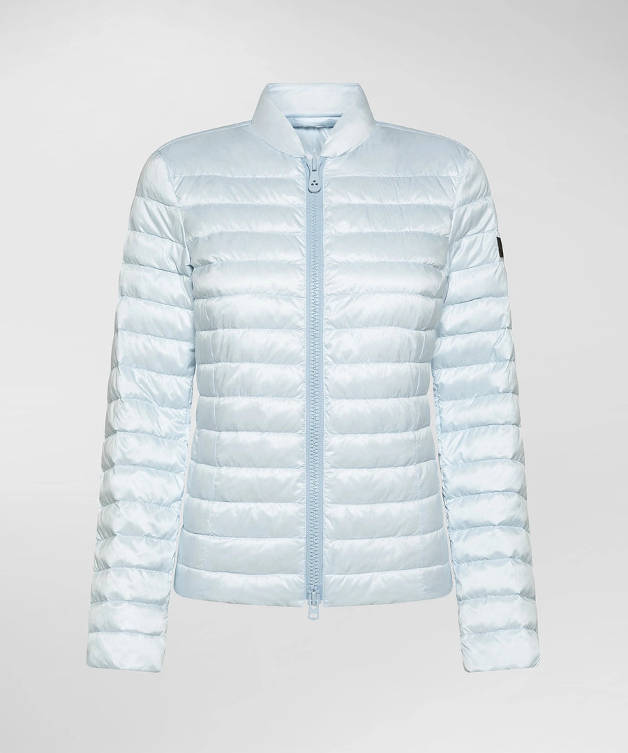 Piumino Ultraleggero con Logo Peuterey / Celeste - Ideal Moda