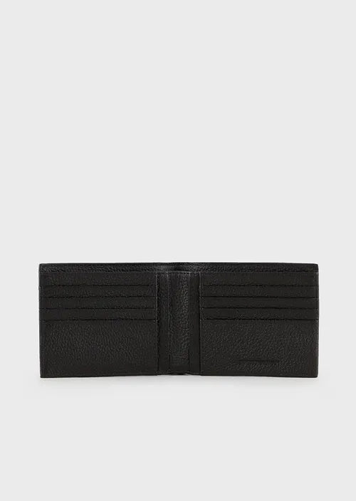 Portafoglio in Pelle con Logo Emporio Armani / Nero - Ideal Moda