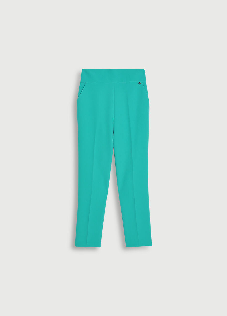 Pantalone a Vita Alta Liu Jo / Verde - Ideal Moda