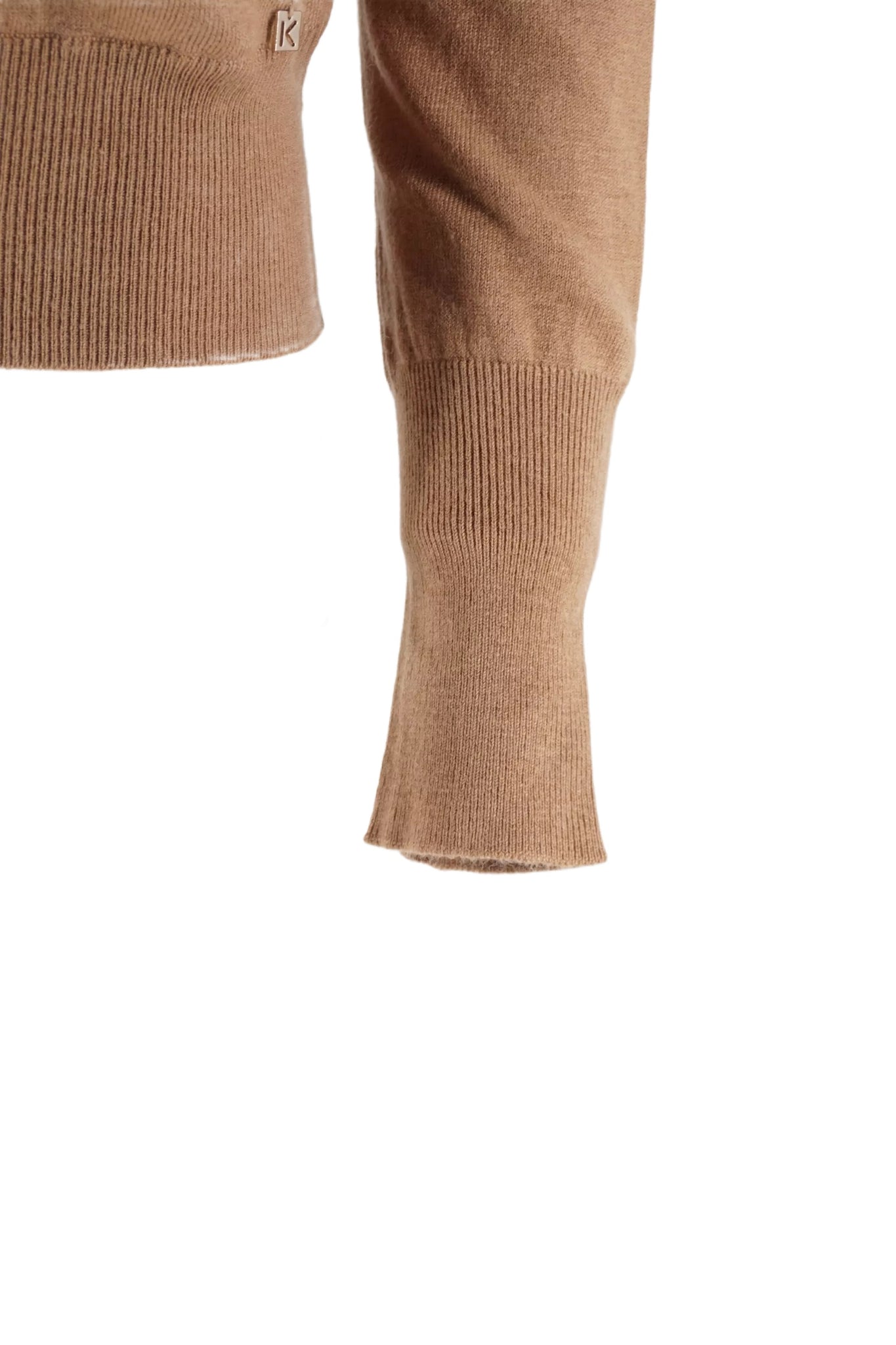 Maglia con Dettaglio sul Fronte Kocca / Beige - Ideal Moda