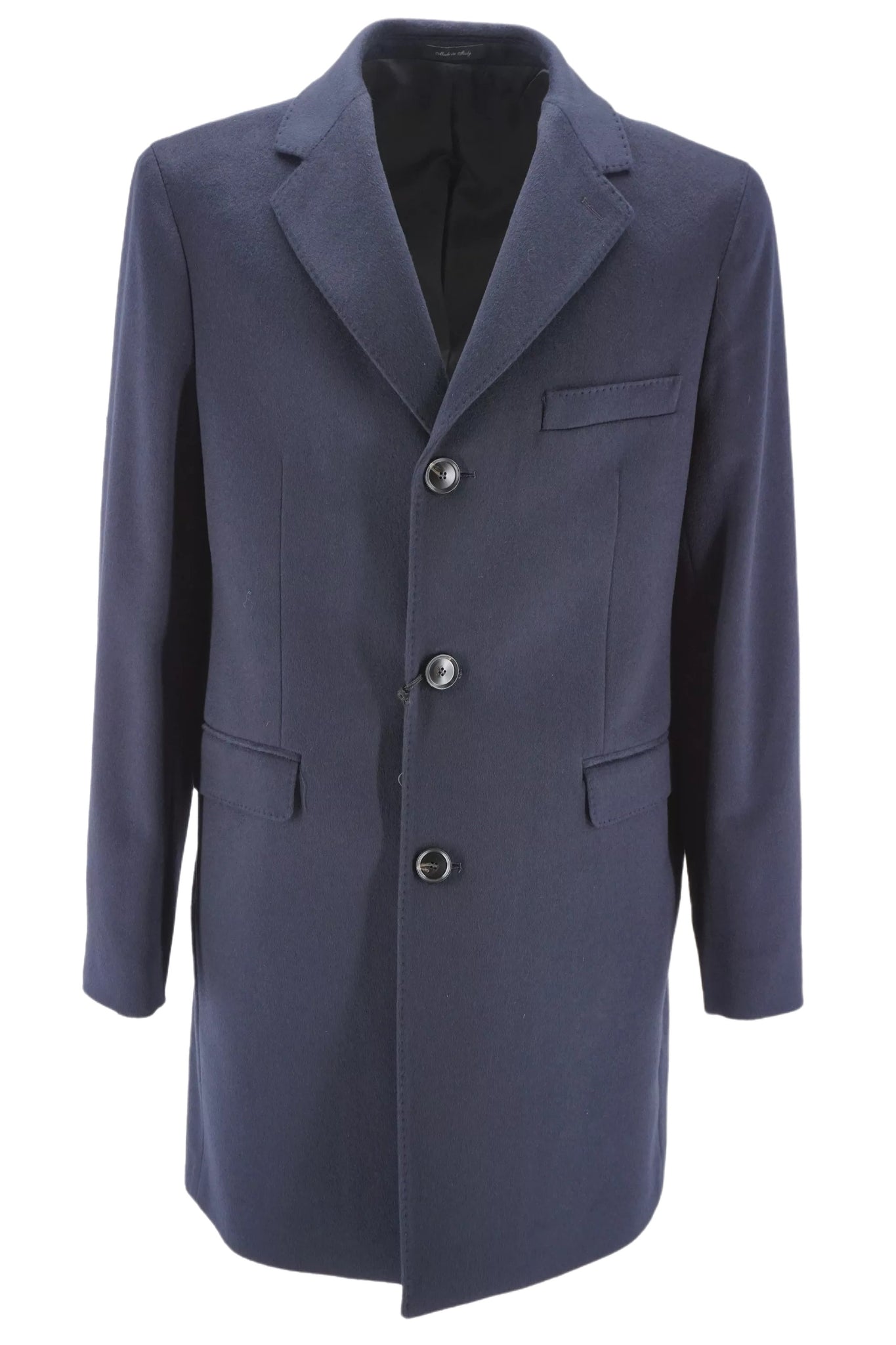 Cappotto in Puro Cashmere / Blu - Ideal Moda