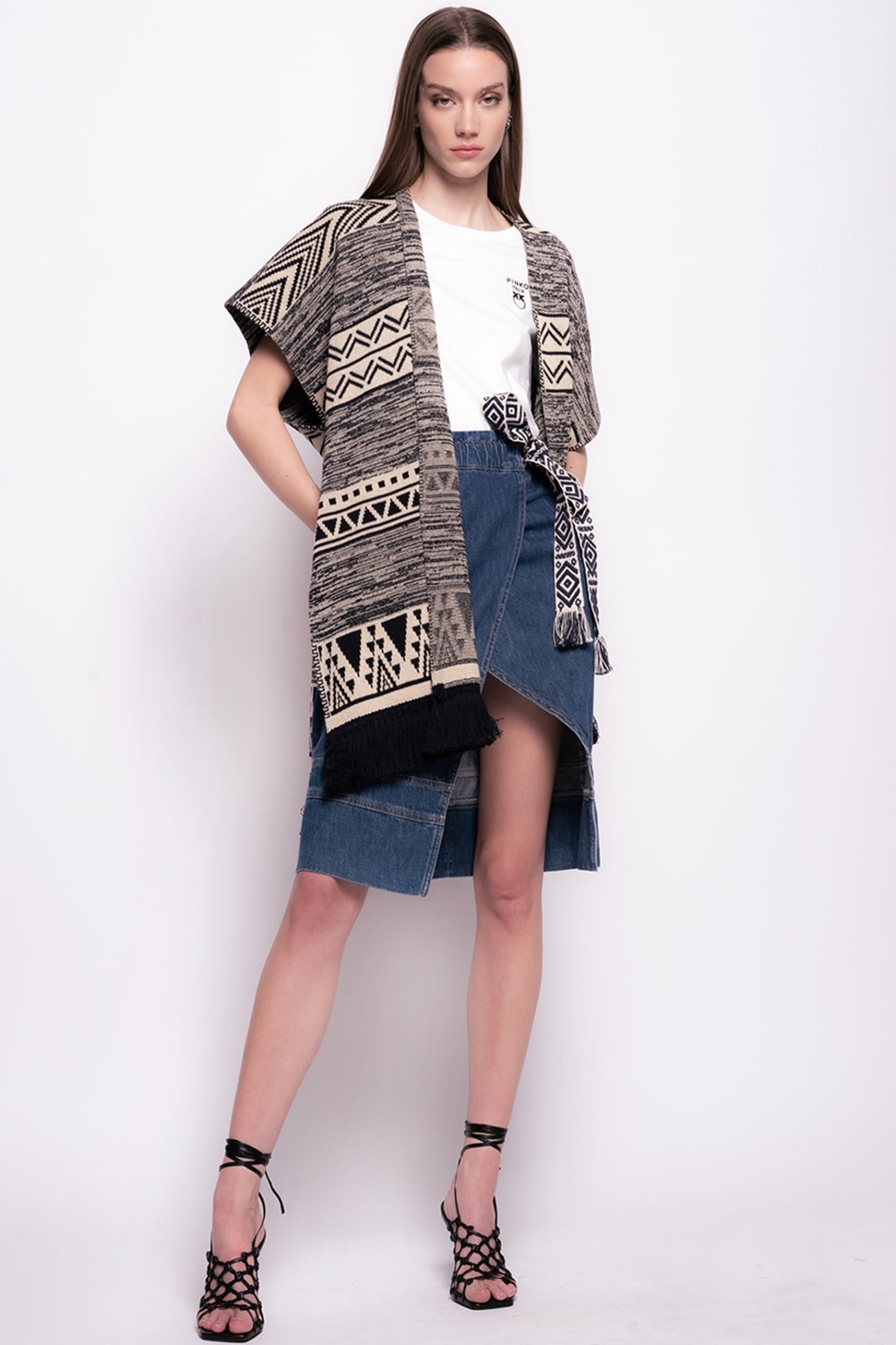 T-Shirt Pinko con Logo / Bianco - Ideal Moda