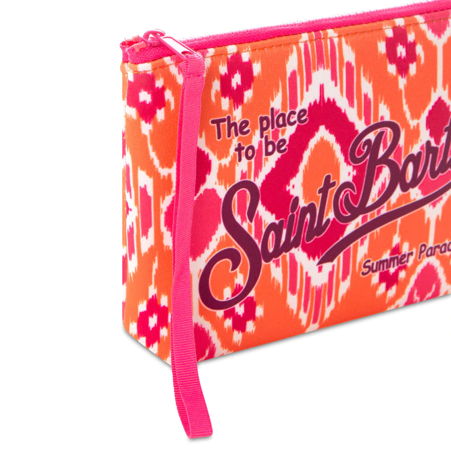 Pochette Mc2 Saint Barth in Scuba / Arancione - Ideal Moda