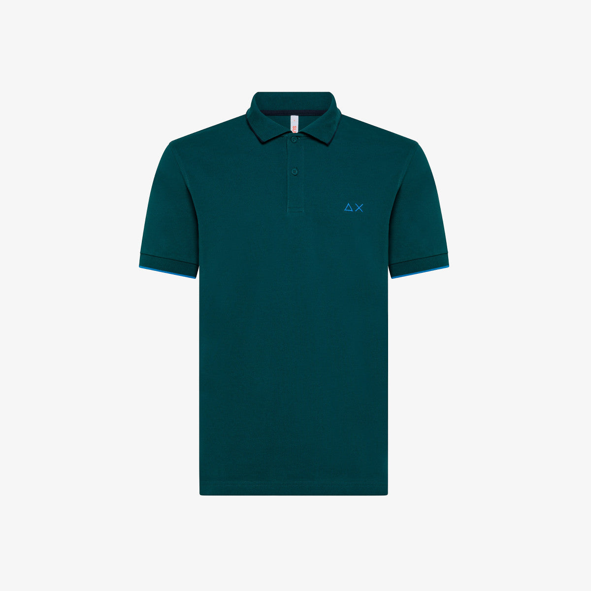 Polo Sun 68 con Contrasti / Verde - Ideal Moda