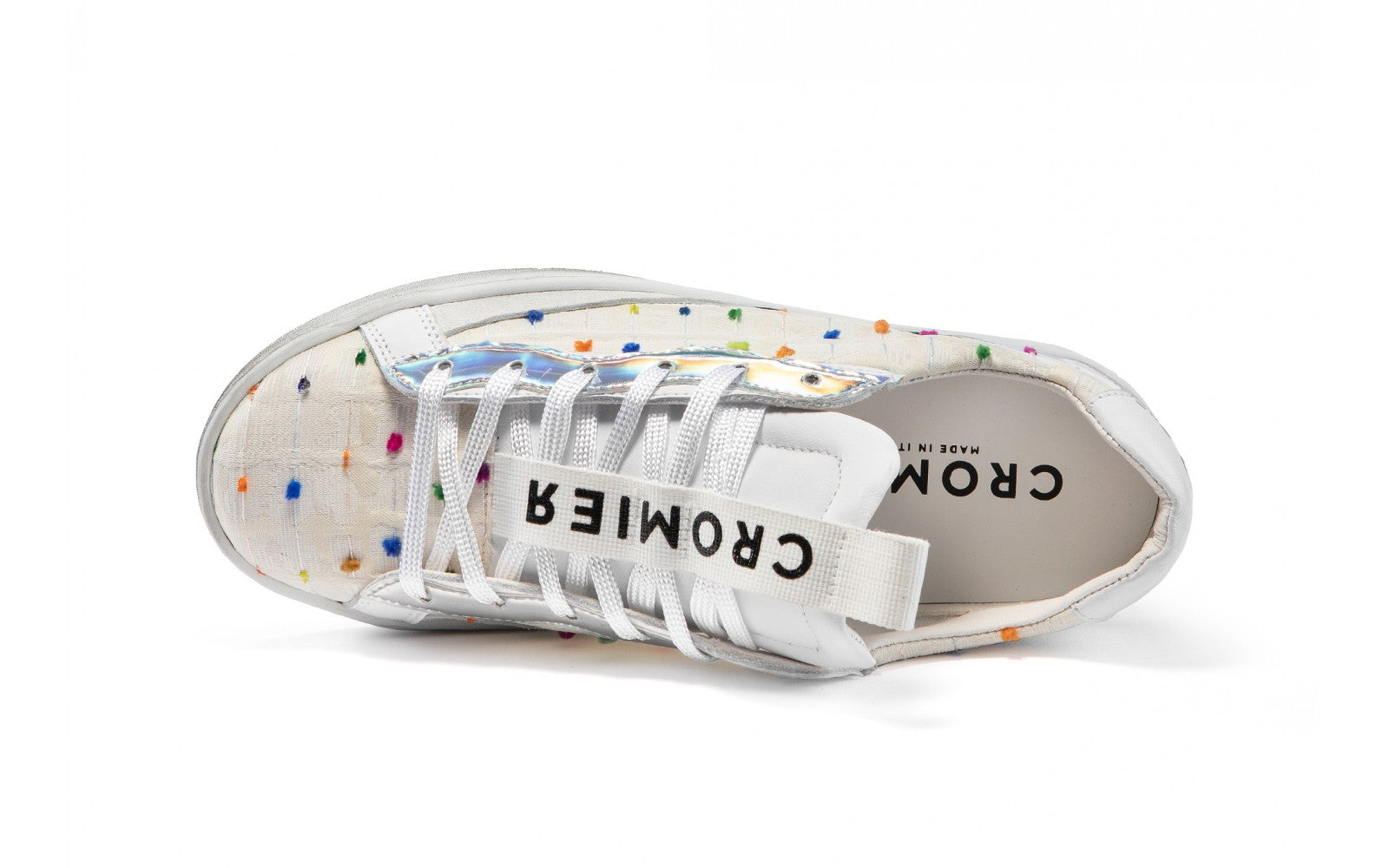 ALPHA Rainbow Pois / Bianco - Ideal Moda