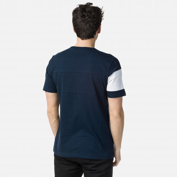 T-Shirt uomo Colorblock / Blu - Ideal Moda