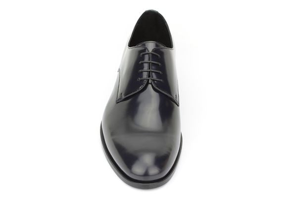 Francesina in Pelle Semilucida Blu / Blu - Ideal Moda